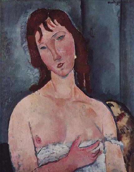 Amedeo Modigliani Junge Frau oil painting image